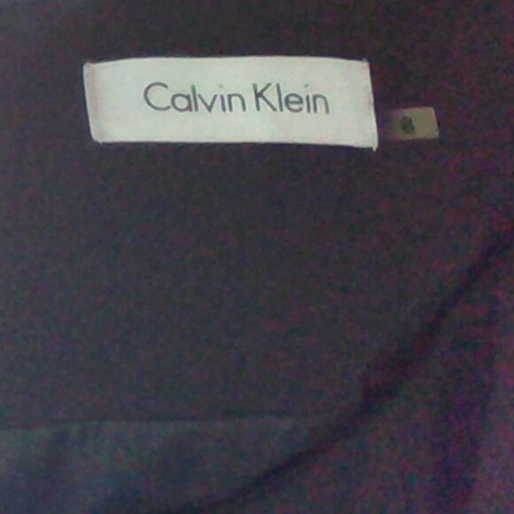 New Calvin Klein Sleeveless Pleated Sheath Dress - Picture 12 of 13